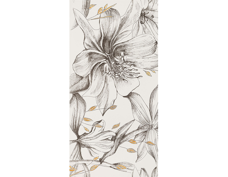 Velo bianco flowers 119,8x59,8 element 1
