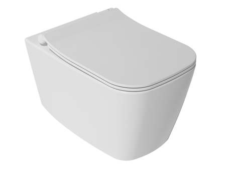 Vea Cubo Wc+Toilet Seat  White Glossy