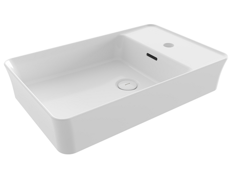 Sottile Slim  Washbasin 60cm White Glossy