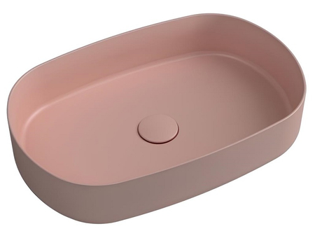 Infinity Washbasin 55 cm Salmon Matt