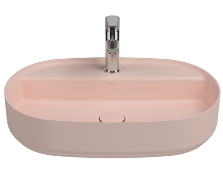Infinity Washbasin 60 cm Salmon Matt