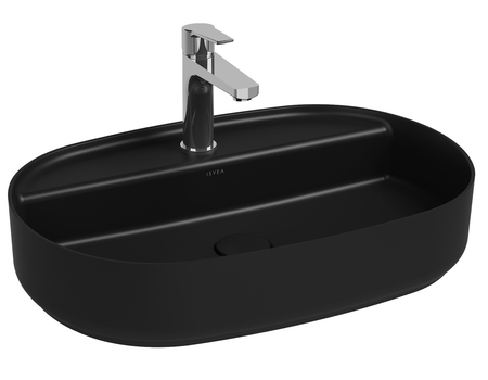 Infinity Washbasin 60 cm Black Matt