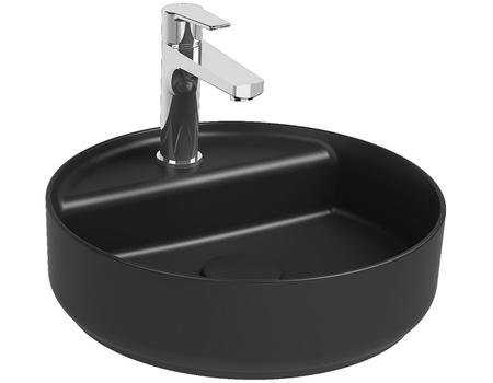 Infinity Washbasin 42 cm Black Matt