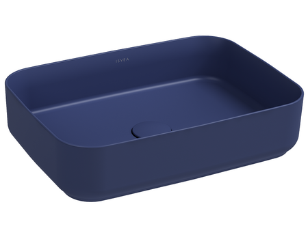 Infinity Washbasin 50cm Blue Matt