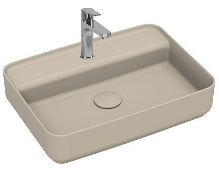 Infinity Washbasin 55 cm Ivory Matt