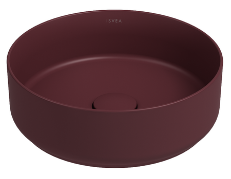 Infinity Washbasin 36 cm Maroon Red Matt