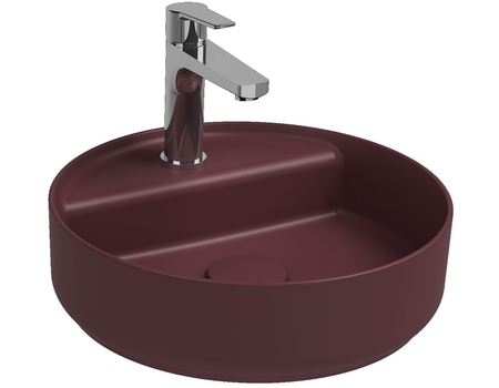 Infinity Washbasin 42 cm Maroon Red