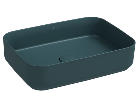 Infinity Washbasin 50cm Petrol Green Matt