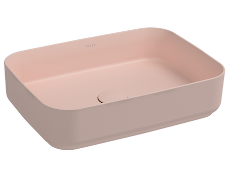 Infinity Washbasin 50cm Salmon Matt