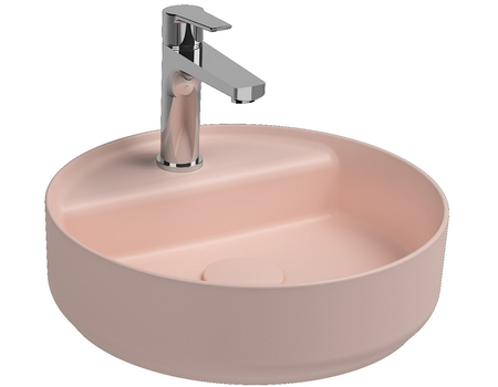 Infinity Washbasin 42 cm Salmon Matt