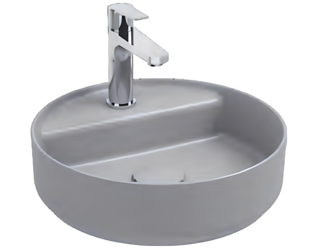 Infinity Washbasin 42 cm Stone Gray Matt