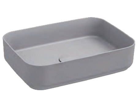Infinity Washbasin 50cm Stone Gray
