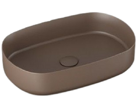 Infinity Washbasin 55 cm Taupe Matt