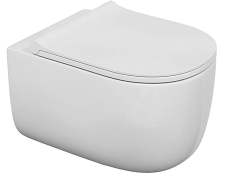 Hammock WC+Toilet Seat  White Glossy