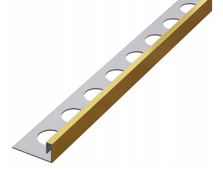 Profil Inox,gold mat 1cm x 270cm