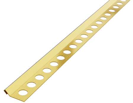 Profil Inox,gold mat 1,2cm x 270cm