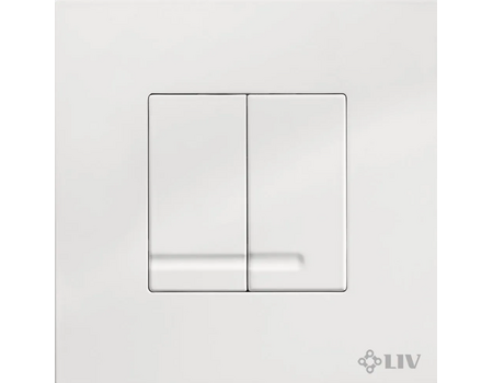 Flushing plate Onyx Duo , white