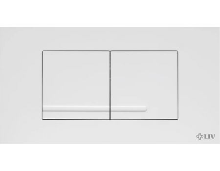 Flushing plate  Rei Duo, white