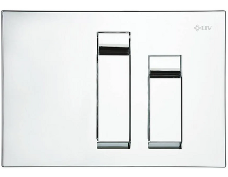 Flushing plate Key chrom glossy