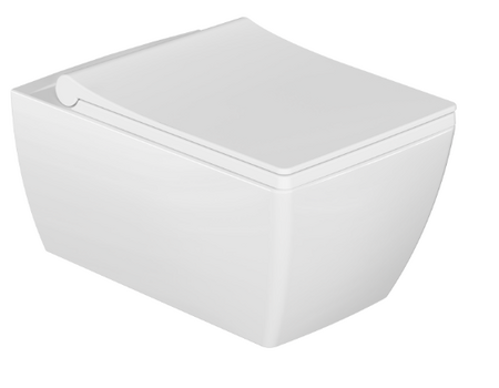 First  WC wall hung rimless white (without bidet hole)