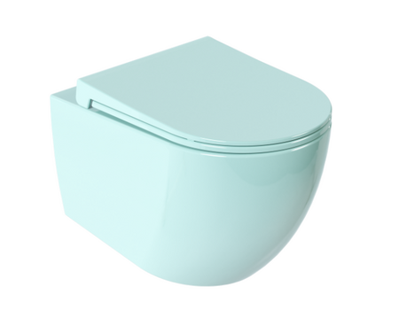 Siena WC wall hung rimless  Ice Blue