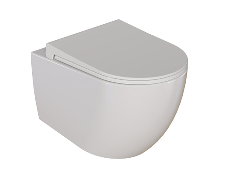 Siena WC wall hung rimless White (without bidet hole)