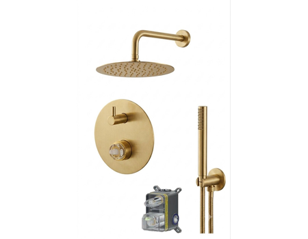 Tiber  brushed gold