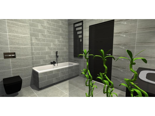 ORGANIC MATT GREY 898*328