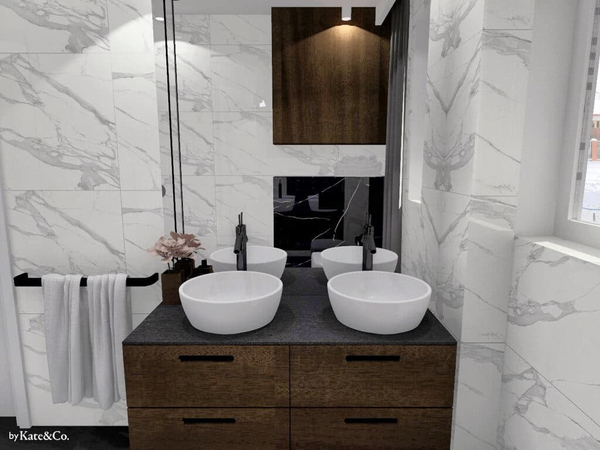 SPECCHIO CARRARA POL 598*598