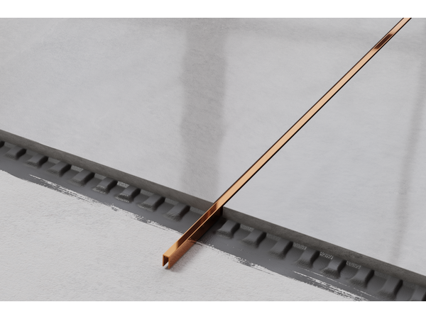 Профиль Inox, бронз 1cm x 270cm