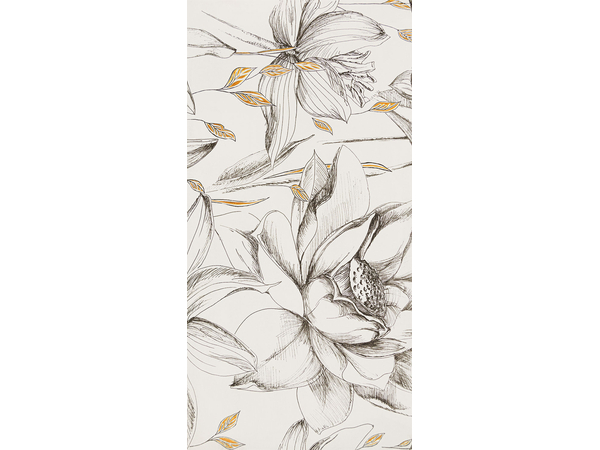 Velo bianco flowers 119,8x59,8 element 2