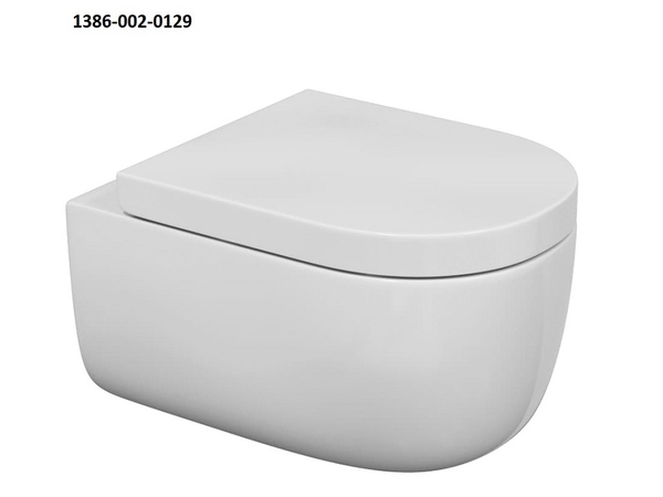 Hammock WC + Toilet Seat  White Matt