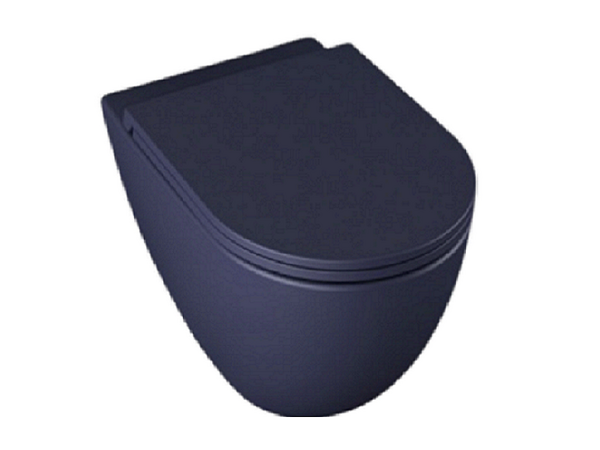 Infinity WC+Toilet Seat  Blue Matt
