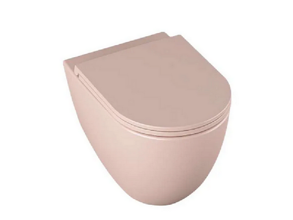 Infinity WC+Toilet Seat  Salmon Matt