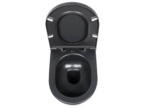 Infinity WC+Toilet Seat  Black Matt