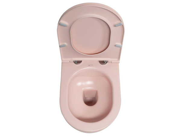 Infinity WC+Toilet Seat  Salmon Matt