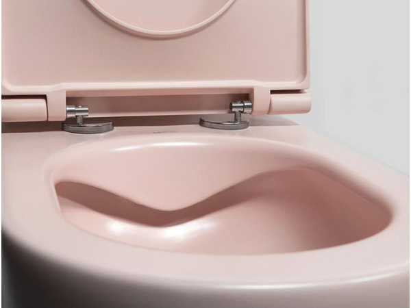 Infinity WC+Toilet Seat  Salmon Matt