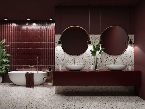 Blue Stone bar burgundy 23,7x7,8