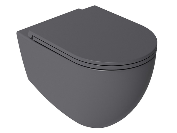 Infinity WC+Toilet Seat  Anthracite Matt
