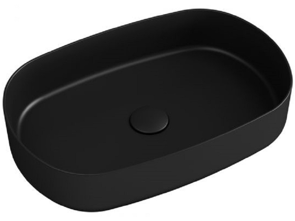 Infinity Washbasin 55 cm Black Matt