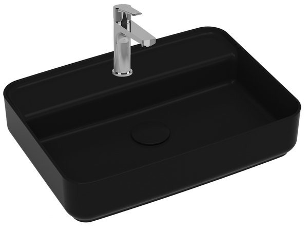 Infinity Washbasin 55 cm Black Matt