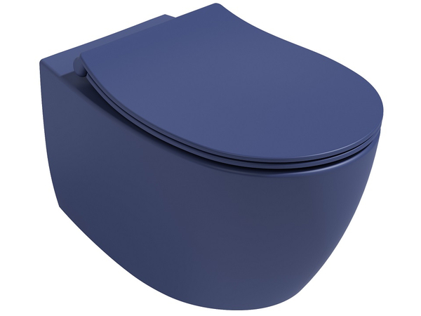 Sentimenti Neo WC+Toilet Seat  Blue Matt