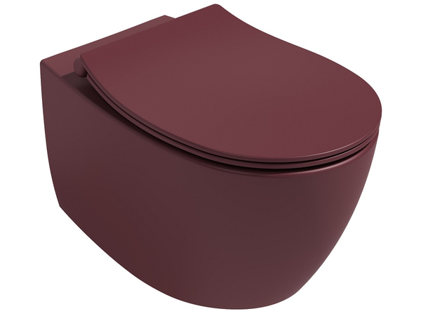 Sentimenti Neo WC+Toilet Seat  Maroon Red Matt