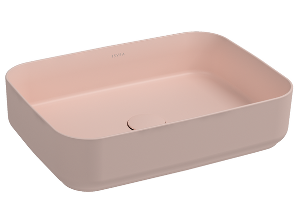 Infinity Washbasin 50cm Salmon Matt