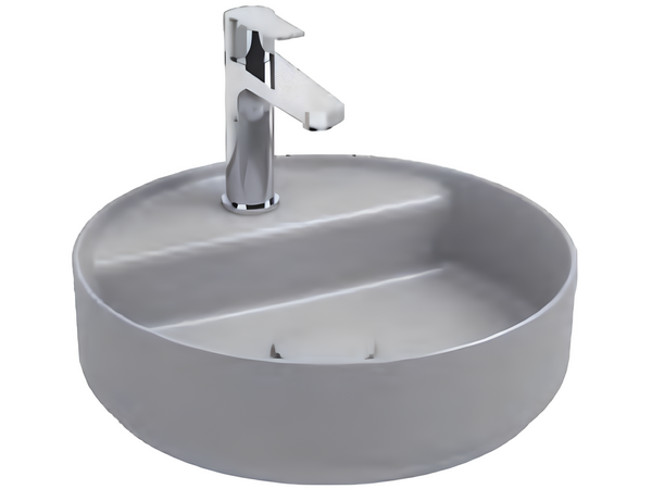Infinity Washbasin 42 cm Stone Gray Matt