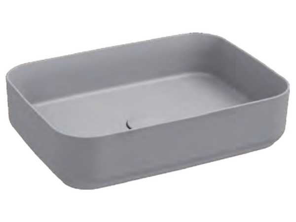 Infinity Washbasin 50cm Stone Gray