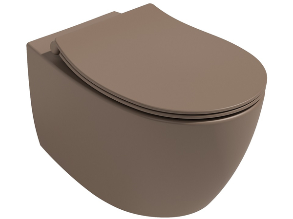 Sentimenti Neo WC+Toilet Seat Taupe Matt