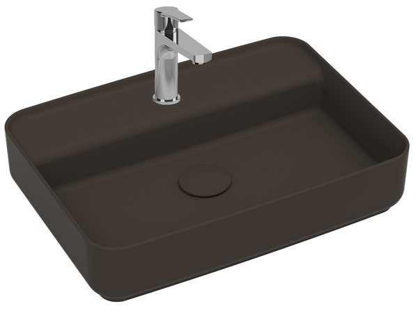 Infinity Washbasin 55 cm Taupe Matt