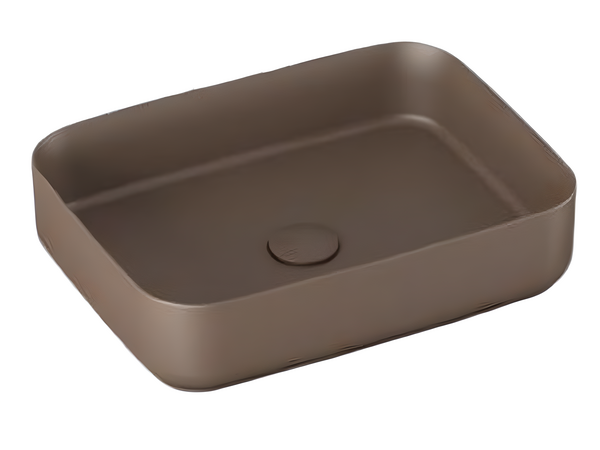 Infinity Washbasin 50cm Taupe Matt