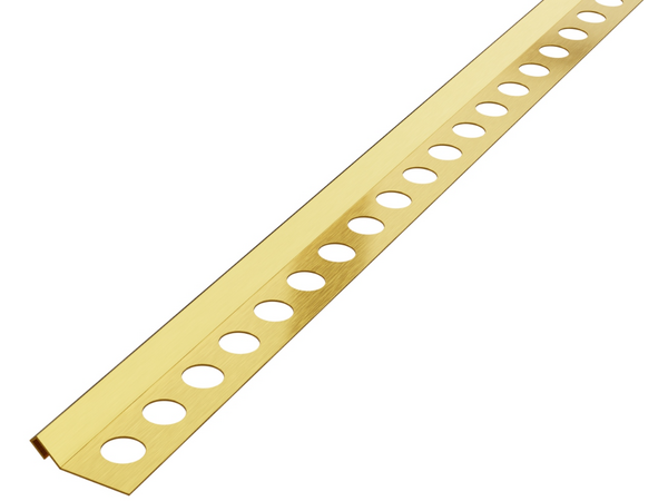 Profil Inox,gold mat 1,2cm x 270cm
